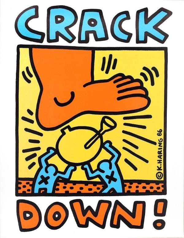 Keith Haring, Crack Down!
