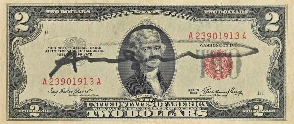 Andy Warhol, Two Dollars Bill
