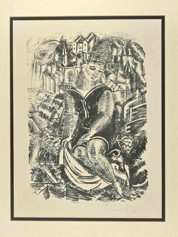 Raoul Dufy, Baigneuse Devant un Port (Sainte-Adresse)
